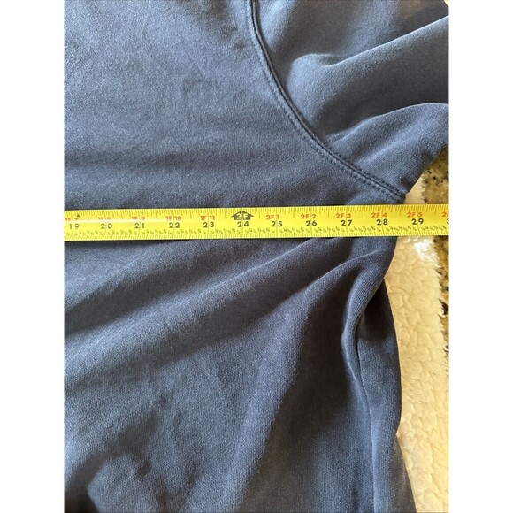 Carhartt Pullover Hoodie Mid Weight Loose Fit Graphic Sleeve 2x Tall K288 Blue - Picture 9 of 12